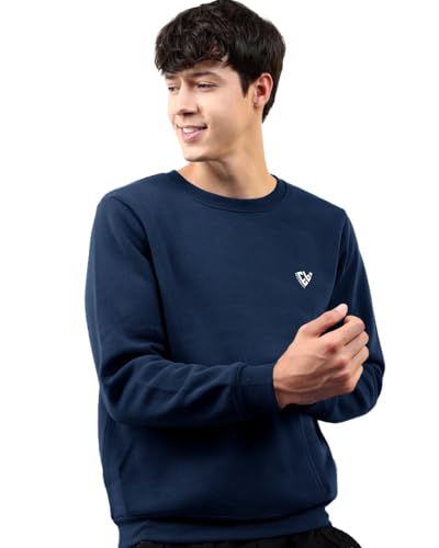 Image of EYEBOGLER Men's Cotton Blend Round Neck Sweatshirt