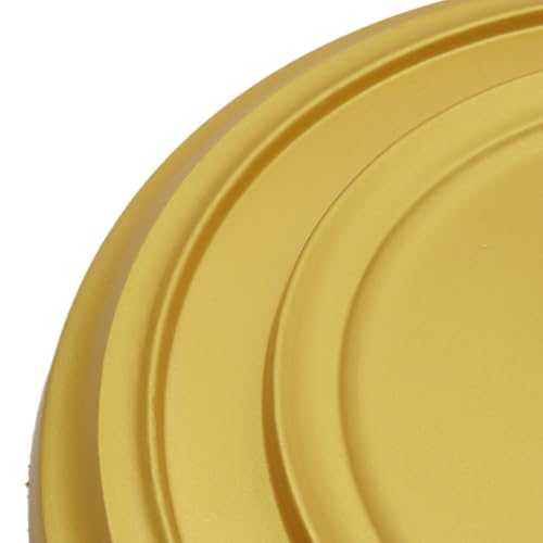 Image of HEVSTIL Gold Ceiling Medallion 12 inchOD x 3.94 inchID, PU Light Fixture Cover | PU material, gold finish, 12 inch OD, 3.94 inch ID, lightweight, for chandeliers, ceiling fans, elegant home decor