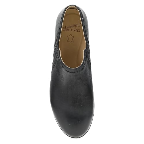 Dansko Cheryl Low Ankle Booties - Leather Slip-On Shoes with Removable Insole, Arch Support, Lightweight Rubber Outsole, Ideal for Work, Travel & All-Day Comfort2