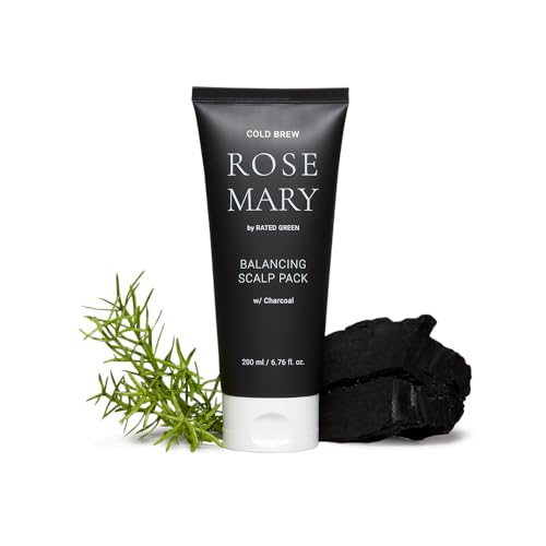 Rated Green Rosemary Scalp Pack with Charcoal, 6.76 oz