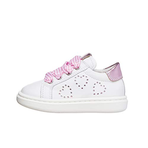 Sneakers Kids Nero Giardini E021330F en cuir et toile pour fille