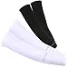 N-Rit Tube 9 Coolet 2 Cooling Compression Sports Arm Sleeve [2 PK] [White & Black] w/ 99% UV Protection for Outdoor Activities (Golf, Training, Cycling, etc)