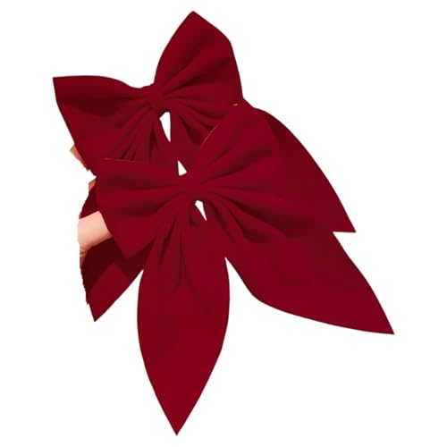 4/2-Piece of Red Bow Fashion Accessories, Suitable for Kute Hers, Suitable for Various Occasions Gift