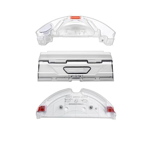 Compatible With Xiaomi Roborock Sweeping Robot S5 Max S50 Max S55 Max S6 Max S6 Pure Accessories Mop Support Carriage Water Tank Dust Box (Color : 3pcs)