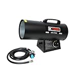 K Tool International 77781 Industrial Forced Air Propane Space Heater with Adjustable...