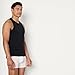 Amazon Essentials Men's Sleeveless Super Soft Modal Undershirt, Pack of 2, Black, XX-Large