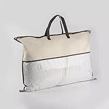 Sharplace Pillow Storage Bag Travel Packing Organizer Clear Non Woven Zippered Closet Organizer Home Organizer Tote Bag for Bed Sheets - Image 5