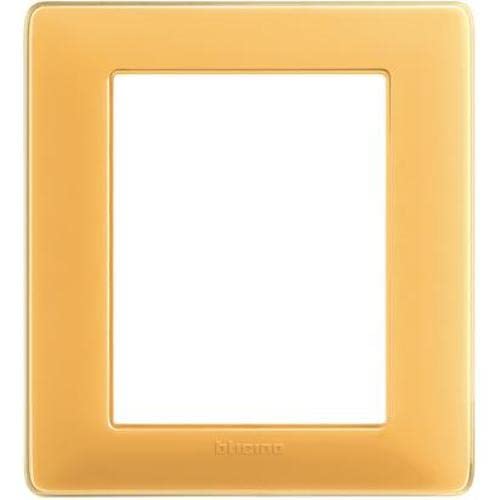 PLACCA 3+3P Colors Ambra Bticino MATIX - PLACCA 3+3P Colors Ambra AM4826CAB