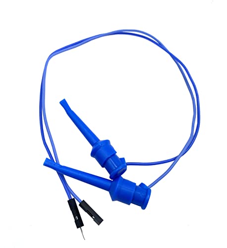 Image of 5 Pairs Test Hook Clips to Breadboard Male Female Jumper Wires,Flexible Silicone Test Leads for Electrical Testing