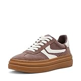Steve Madden Women's Dodge Sneaker, Taupe Multi, 9