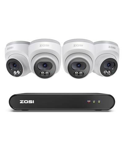 ZOSI 8CH 4MP PoE Home Security Camera System