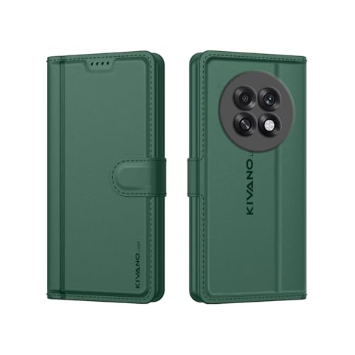 Image of KIVANO LUXE Compatible with Oppo F31 Pro Plus 5G Artisanal Leather Wallet Case with Card Holder for Men Women, Magnetic Flip Folio Cover with Stand RFID Blocking Cell