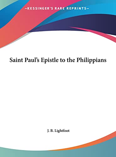 Saint Paul's Epistle to the Philippians