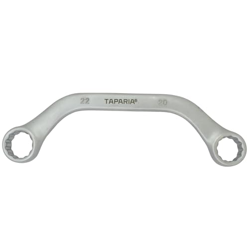 TAPARIA Half-Moon Spanners 20 x 22mm, Curved design Spanner for Loosening and Tightening nuts & bolts, Easy Access in Tight Spaces, Ideal for Automotive, DIY & Industrial Use (B0DCSP46KR) Amazon Price History, Amazon Price Tracker