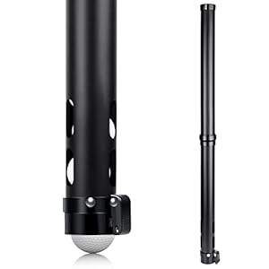 CHAMPKEY Premium Golf Ball Retriever – Professional Golf Ball Picker – Sturdy Aluminum Alloy Tube Collector (Detachable Tube)