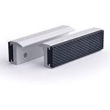 Color: plateado y negro Abrazadera de banco de trabajo de 10 cm con mordazas de tornillo de 10 cm, fundas universales para mordazas blandas, protector multiuso para cualquier viga de metal, 2 unidades, color plateado