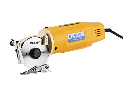 image for RESHY Electric Rotary Fabric Cutter with 70mm Rotary Blade Hand-Held F