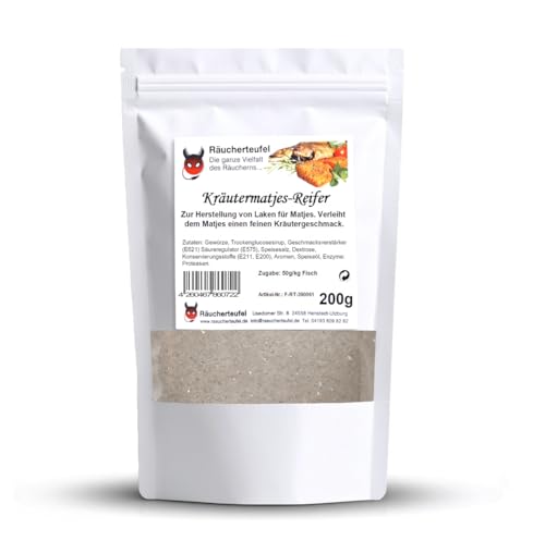 Räucherteufel Kräutermatjes-Gewürz/Reifer 200g, Matjes-Reifer