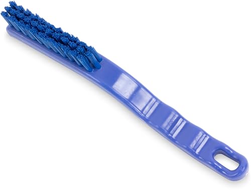 Image of SPARTA Detail Brush Grout Brush, Crevice Brush with Hanging Hole for Bathroom, Kitchens, Countertop, Plastic, 9 Inches, Blue, (Pack of 6)