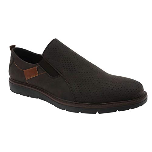 Aldo Rossini Men's Loafer | Casual Comfort Slip-On Loafer 9 Brown 92781