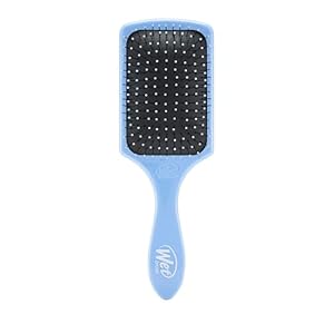 Wet Brush Paddle Detangler Hair Brush, Sky, Ultra-Soft IntelliFlex Bristles with AquaVent Design, Great For Treatment & Mask Application, Women, Men, Wet, Dry and Damaged Hair