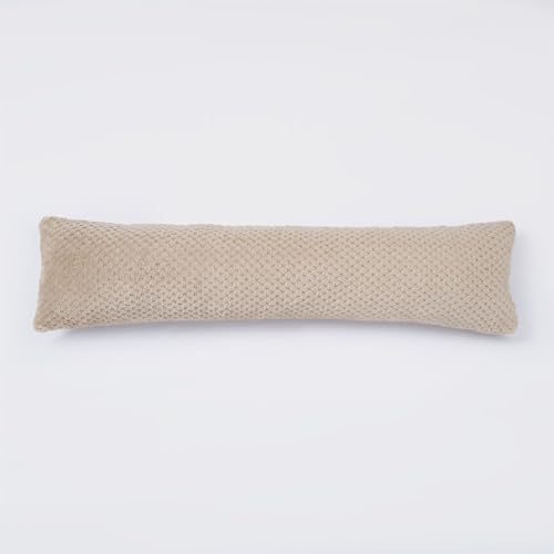 OHS Waffle Fleece Draught Excluder for Doors, Decorative Home Accessories Under Door Draft Stopper Energy Saving Stopper for Living Room Bedroom Kitchen, Mink 90 x 20cm - Cosy Home Interiors OHS Waffle Fleece Draught Excluder for Doors, Decorative Home Accessories Under Door Draft Stopper Energy Saving Stopper for Living Room Bedroom Kitchen, Mink 90 x 20cm - Image 7