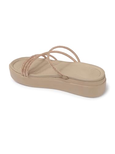 Image of ELLE Women's Comfortable Multi-Strap Platform Heel Sandals