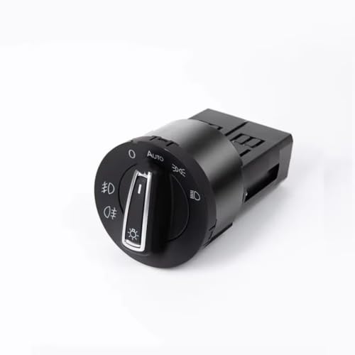 Interruptor de luces para faros coche acabado premium para Volkswagen Polo MK5 6R 6C