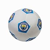 Character World Manchester City FC 3D Soccer Cushion | Fluffy Stuffed Toy Soccer Ball