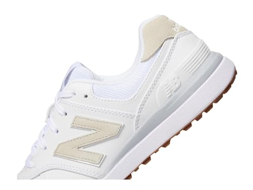 New Balance Women's 574 Greens v2 Golf Shoe, White, 9