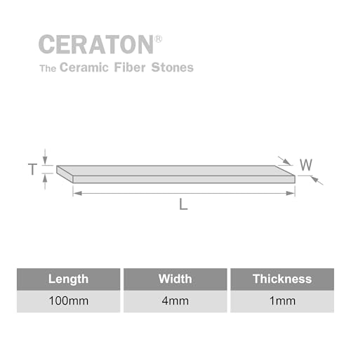 MIRACLE Pacote de pedras de fibra cerâmica Super Ceraton de 10-100 L x 4 L x 1T mm para remoção de m