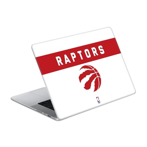 Autocollant MacBook Pro 16 A2485 vinyle blanc Toronto Raptors