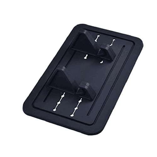 DIYEAH Silicone Phone Holder Dashboard Mount for All Mobile Devices Design Easy to Clean for Cars and Home Use Black