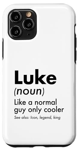 Luke Like A Normal Guy Only Cooler Legend King �t�@�[�X�g�l�[�� �X�}�z�P�[�X iPhone 11 Pro �p