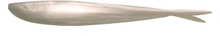 Lunker City Fishing Fin-S Fish 7" Split Tail Soft Plastic Jerk Bait Minnow Original Walleye and Bass Lure, 4 Per Bag, Made in The USA