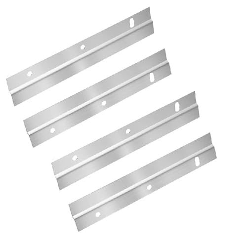 Image of Cleat Picture Hanger 4 Pcs Hardware Kit for Hanging Plywood Picture Hooks, Wall Bracket Hardware Kit Aluminum Z Bar Hangers