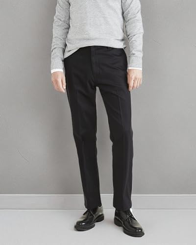 Dockers Men's Classic Fit Signature Iron Free Khaki with Stain Defender Pants (Regular and Big & Tall), Beautiful Black, 443