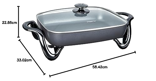 Presto 06852 16-Inch Electric Skillet with Glass Cover