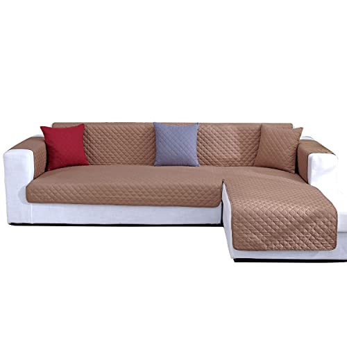 Jiabolang Couch Slipcover L Shape Sofa Cover Sectional Couch Chaise Lounge Cover Reversible Sofa Cover Furniture Protector Cover For Home Décor L-Shaped Sofa Slipcovers Couch Covers With Foam Sticks #TOP3
