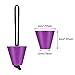 Sumind 8 Pieces 1. 57 Inch Universal Kayak Scupper Plug Kit Silicone Scupper Plugs Drain Holes Stopper Bung with Lanyard for Sit on Top Kayak Accessories(Purple)