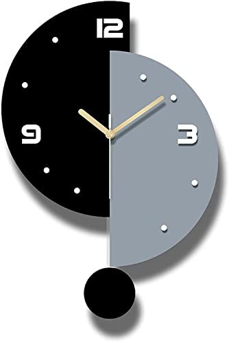 Horloge silencieuse sans tic-tac à piles pour un sommeil paisible dans la chambre à coucher