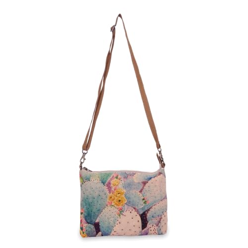 Prickly Pear - Wristlet Wallets for Women, Crossbody Sling Bags, Cell Phone Purse, Cotton Canvas Purses2