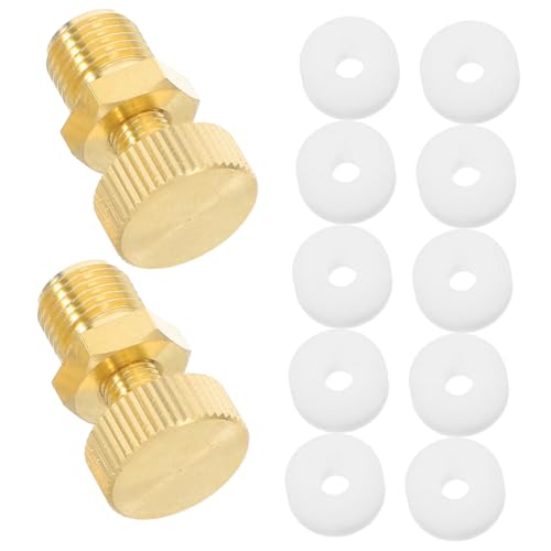 Lot De 12 Vannes De Purge D'air : Accessoires Pour Pompe À Air Haute Pression 30 mpa, Vis De Purge Et Vanne De Vidange De Sécurité Pour Compresseurs, Couleurs Assorties