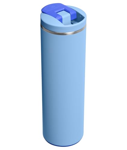 Image of STANLEY Transit FlipTop Mug | Leakproof Coffee Travel Cup | Vacuum Insulated Stainless Steel | Stays Hot or Cold for Hours | BPA-Free | 16 oz | Blue Sky