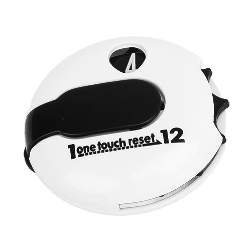 Golf Score, Counter Cap Clip Glove Clip One Button Zeroing Golf Accessories Competition Counter, Lap Counters Accessories Competition Counter Score Clicker for Scoring Keeper(White and Black)