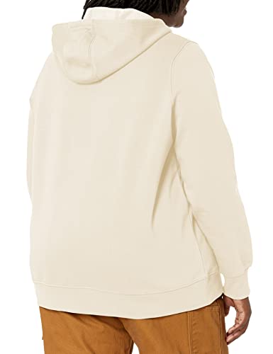Pull à capuche blanc vieilli Dickies matière heavyweight chaude pour femme