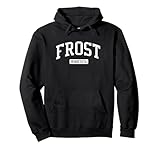 Frost Minnesota MN Vintage Athletic Sports Design Pullover Hoodie