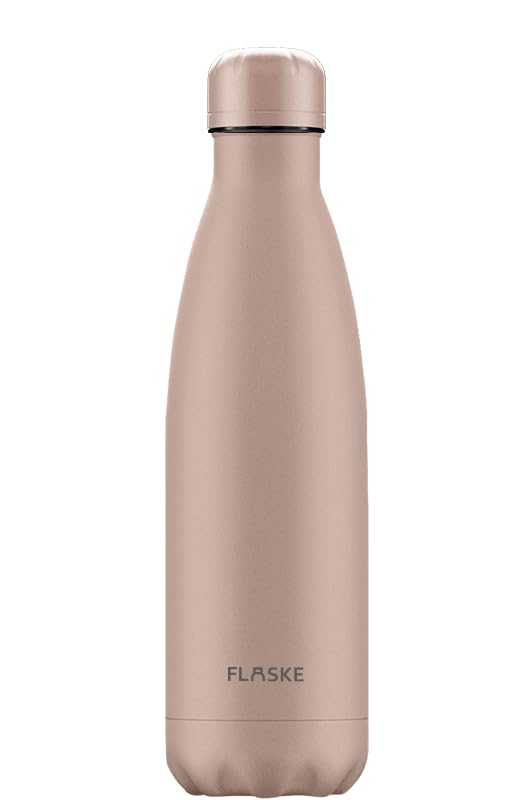 FLASKE Cloud Match - Botella de acero inoxidable de 500 ml- Apto para botellas de agua, termo y termo