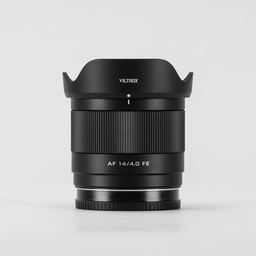 Image of VILTROX 14mm F4.0 FE-Mount Lens for Sony, Full Frame Auto Focus Ultra-Wide Angle Prime Lens for Sony E-Mount Cameras A7SIII A7II A7RIII A7IV A7RIV A9 A1 FX3 A7RV ZVE1 A7CR A7CII A9III