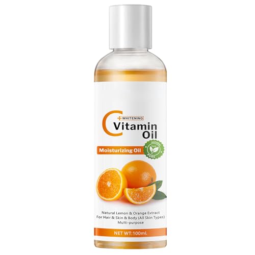 Essenz Vitamin C für die Haut,Körperöl mit Vitamin C,Anti-Aging,Körper Massageöl,Körpermassageöl Feuchtigkeitsspendendes und Aufhellendes Pflanzenserum,Geeignet für Männer und Frauen,100ml Essenz Vitamin C für die Haut,Körperöl mit Vitamin C,Anti-Aging,Körper Massageöl,Körpermassageöl Feuchtigkeitsspendendes und Aufhellendes Pflanzenserum,Geeignet für Männer und Frauen,100ml